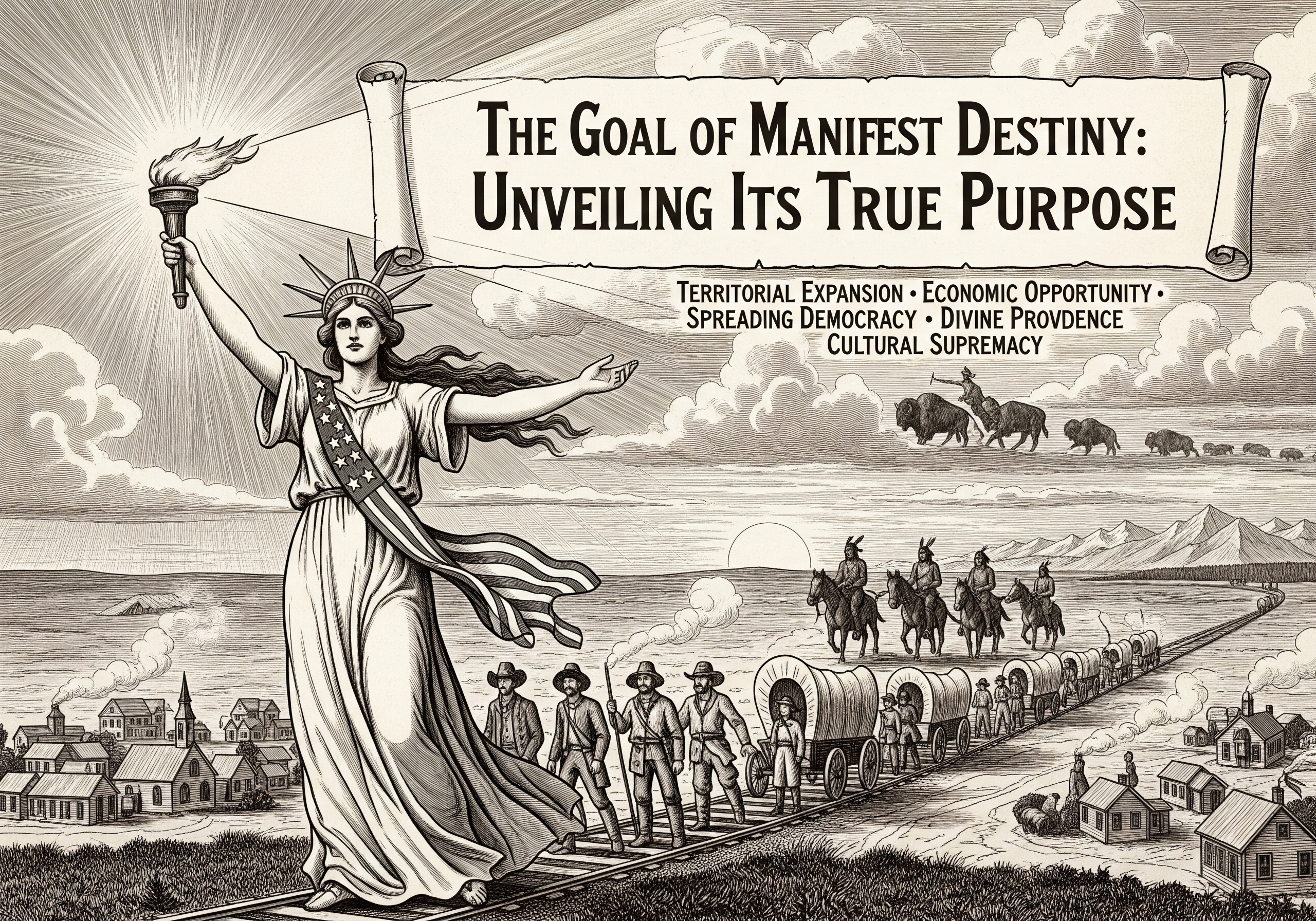 What was the Goal of Manifest Destiny: Unveiling Its True Purpose