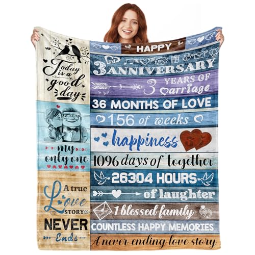 Best Gift for Girlfriend: Romantic Anniversary Blanket and Scratch Cards Set
