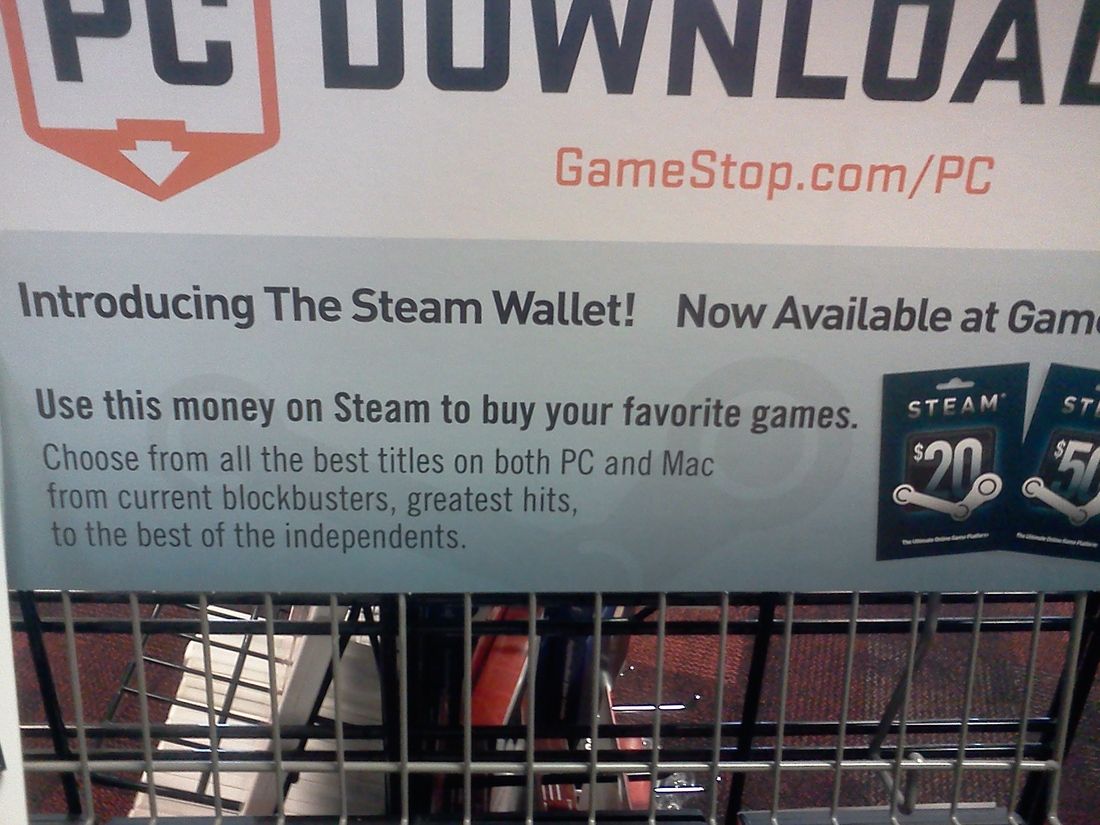 Does Gamestop Sell Steam Gift Cards