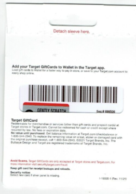 How Much on My Target Gift Card