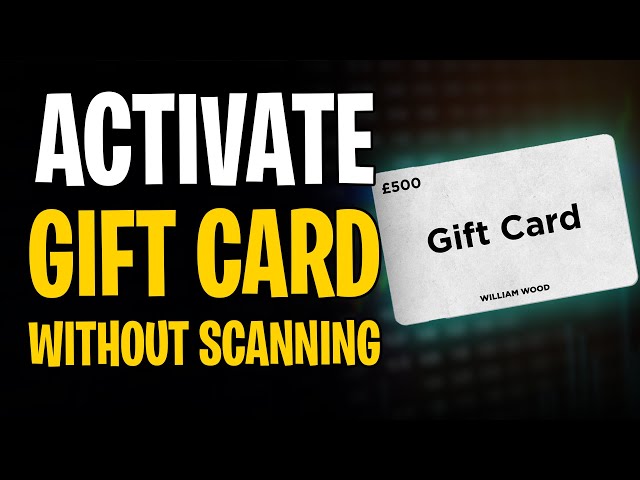 How to Activate Gift Cards Without Cashier