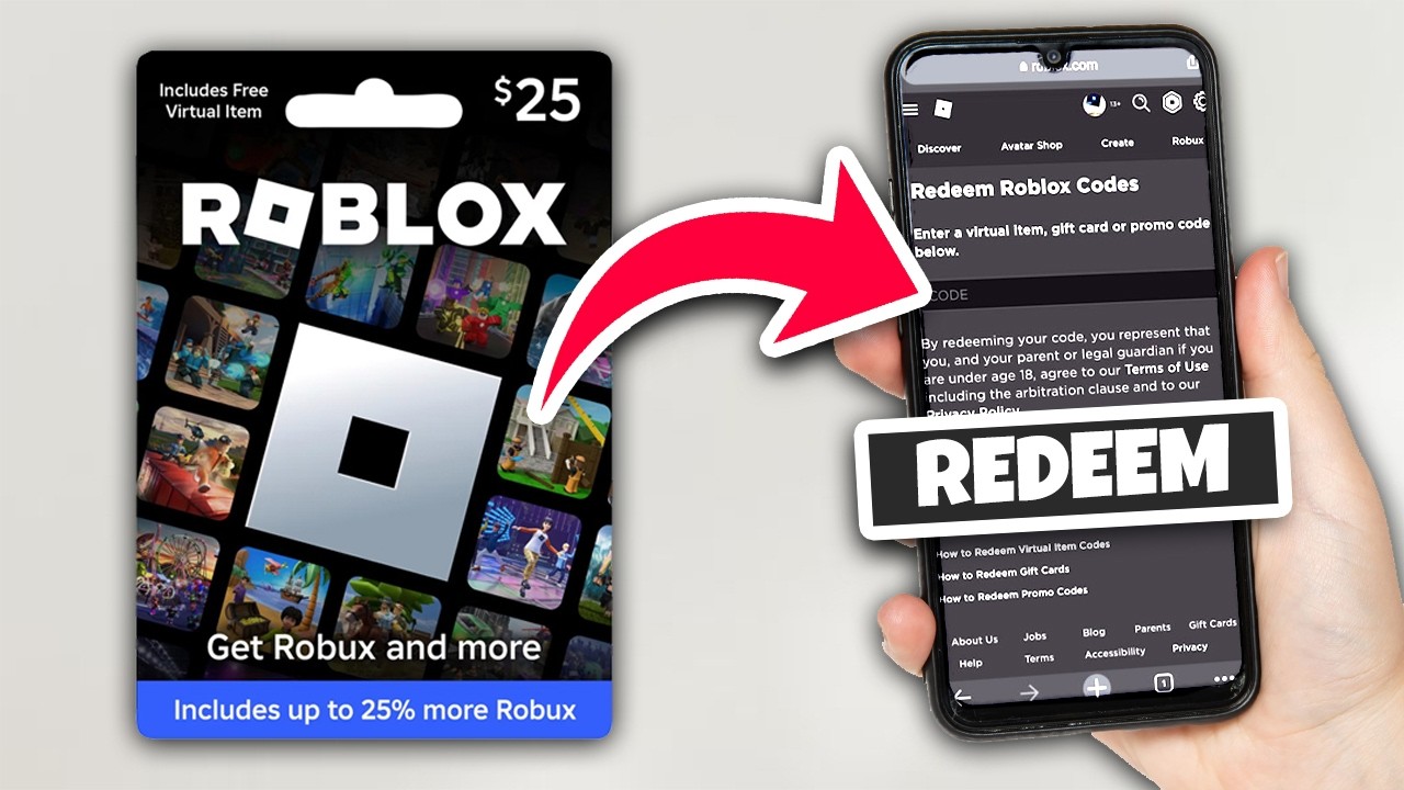 How to Add Robux Gift Card