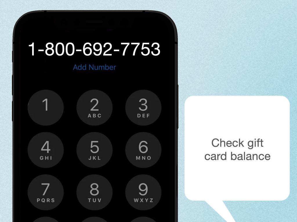 How to Check Balance on Gift Card