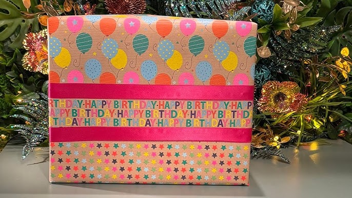 How to Gift Wrap a Big Box