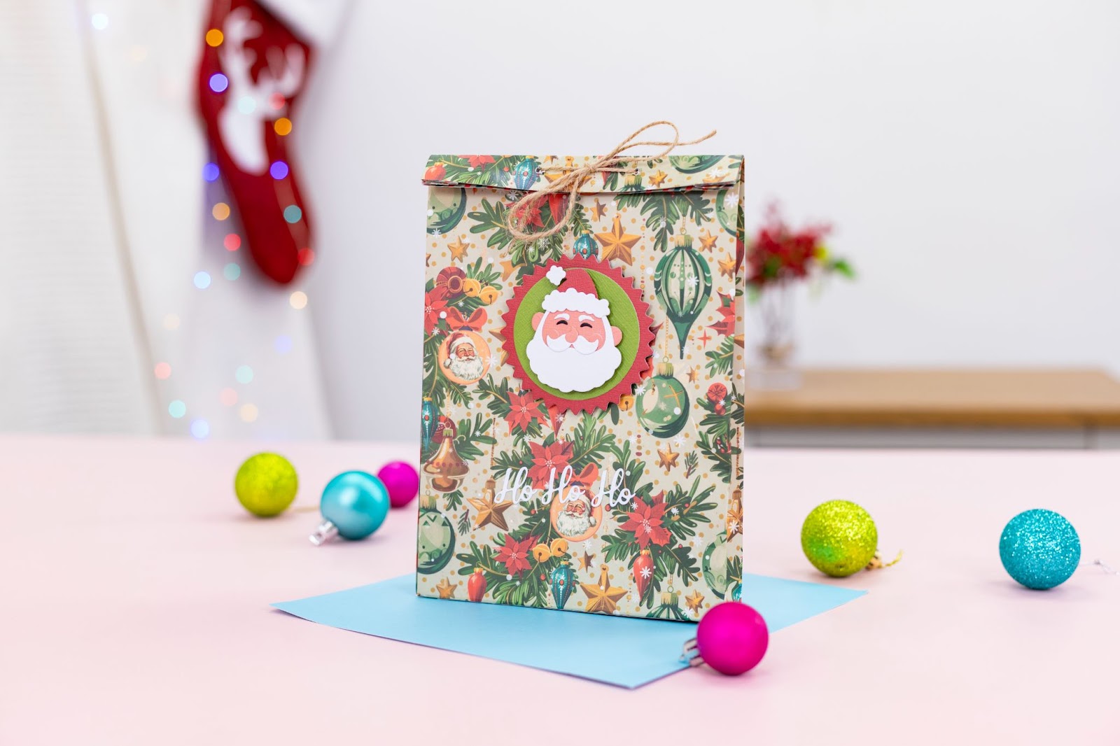How to Make Christmas Bag for Gifts