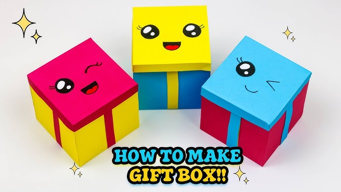 How to Make Paper Gift Boxes