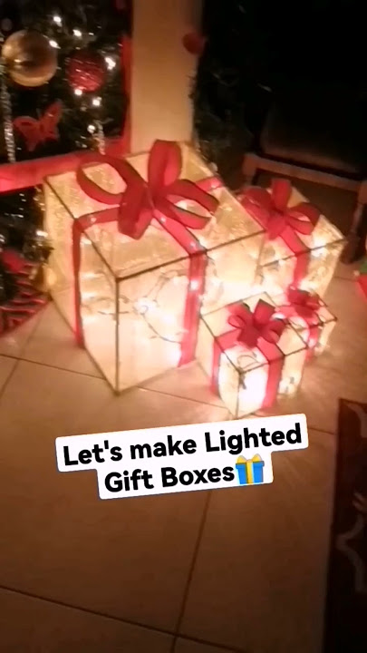 How to Make Xmas Gift Boxes