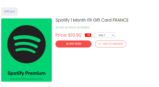 How to Use a Spotify Gift Card
