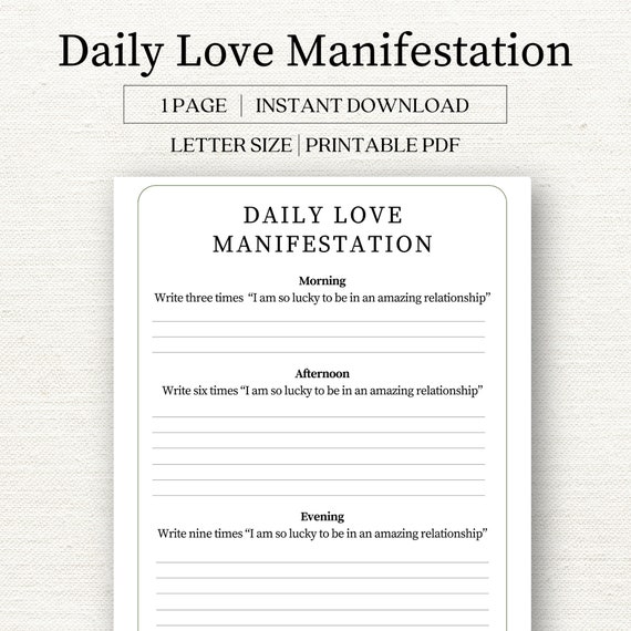 How to Write a Manifestation for Love