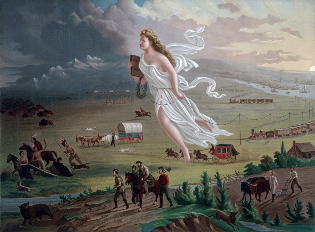 What Does the Manifest Destiny Painting Mean