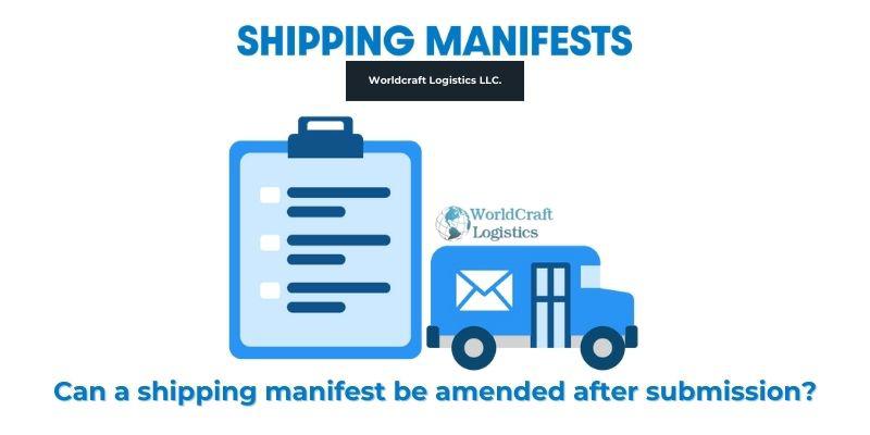 What is a Shipping Manifest