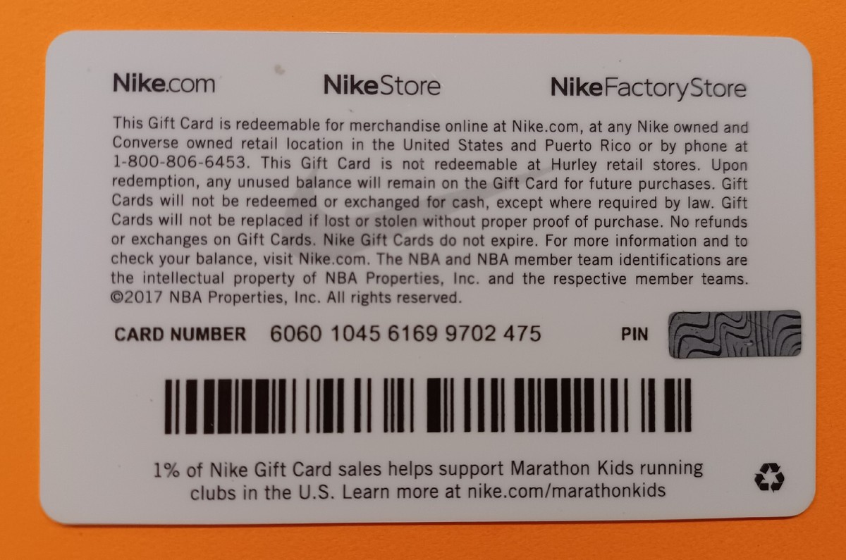 Where Can I Use a Nike Gift Card