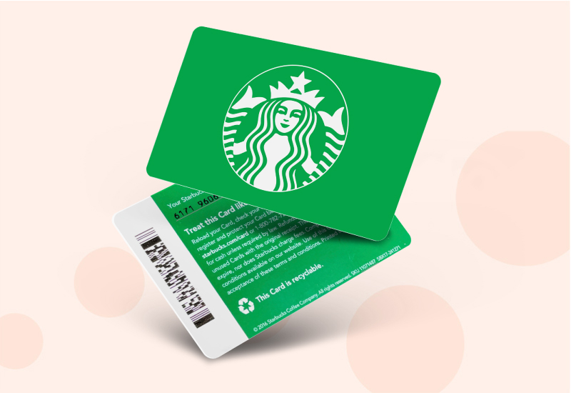 Where is Security Code on Starbucks Gift Card