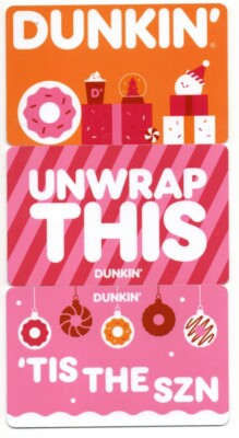 Where to Buy Dunkin Donuts Gift Cards