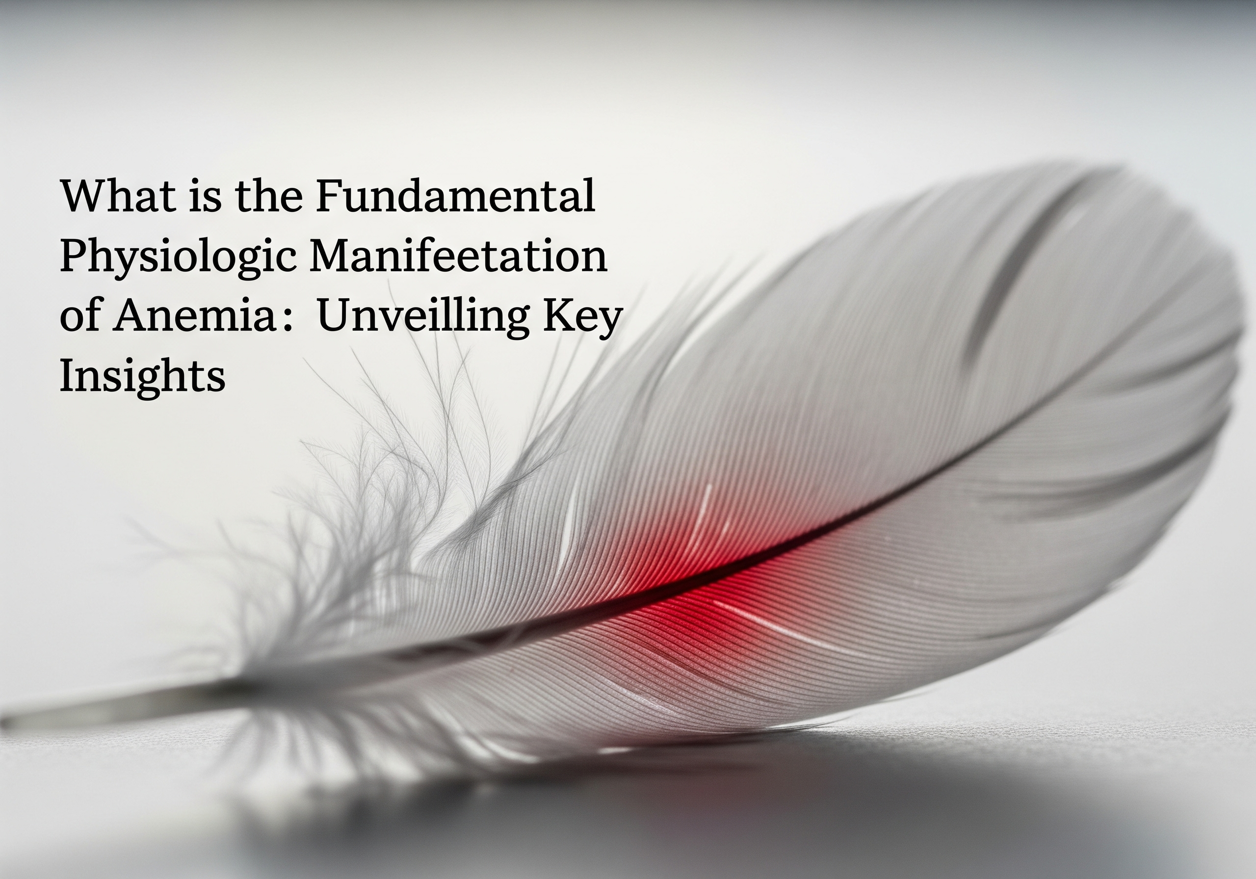 What is the Fundamental Physiologic Manifestation of Anemia: Unveiling Key Insights