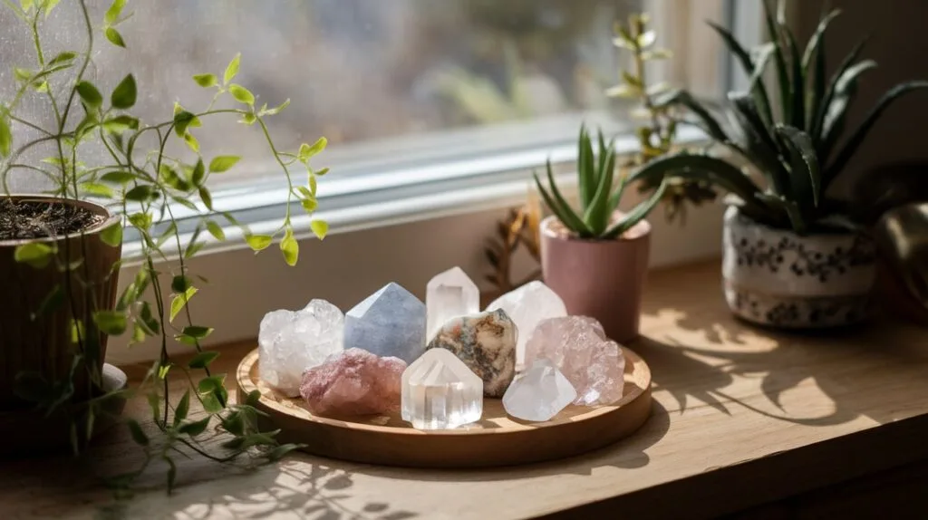 can you charge crystals in windowsill through glass window