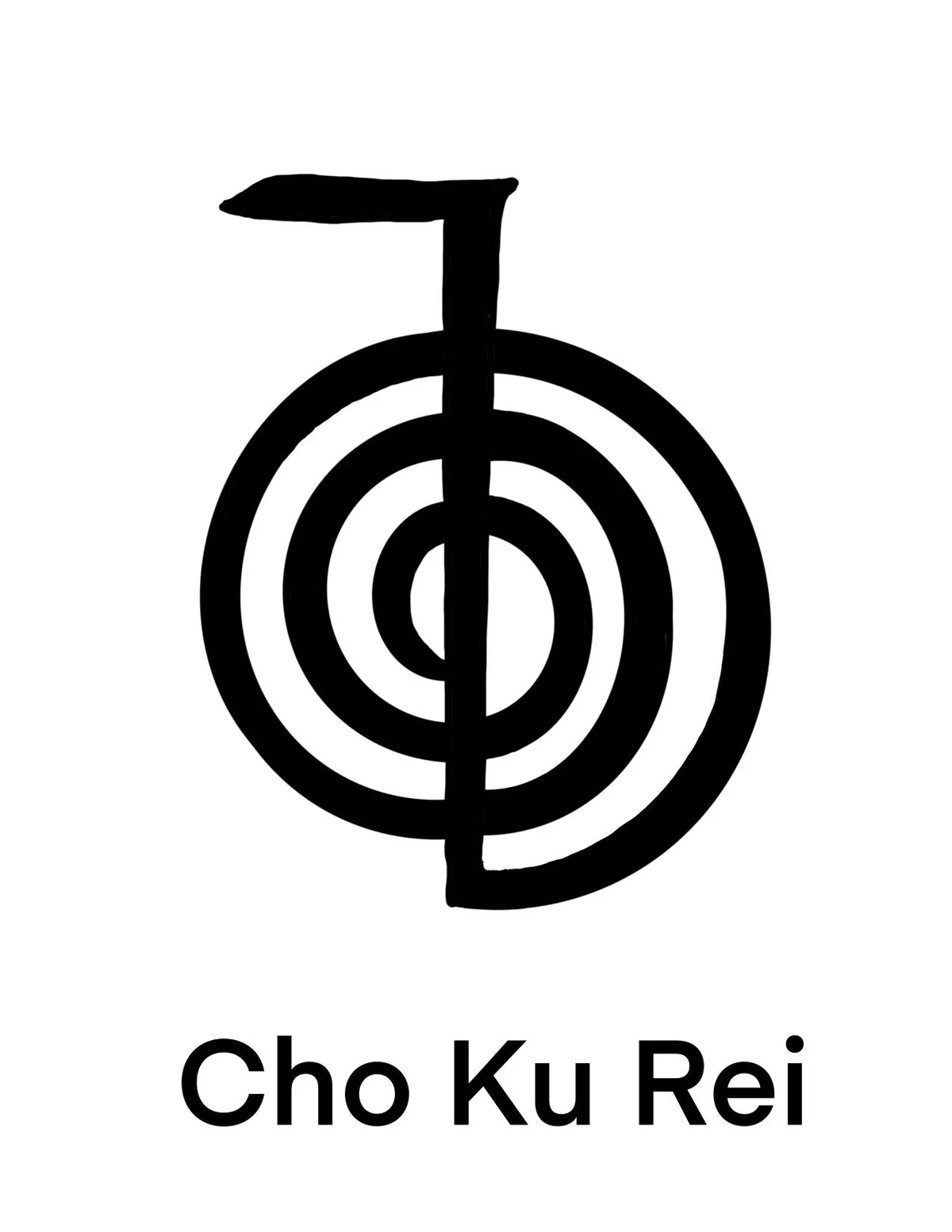 Cho Ku Rei symbol diagram