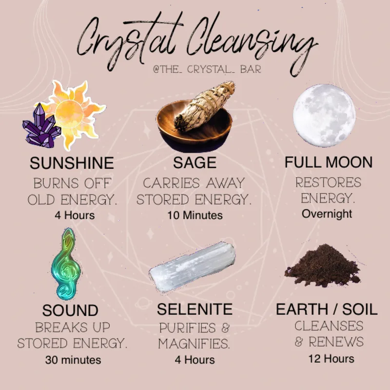 crystal cleansing methods