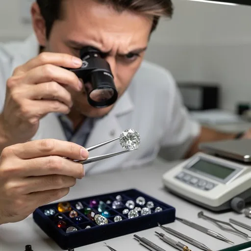 gemological loupe inspection protocol