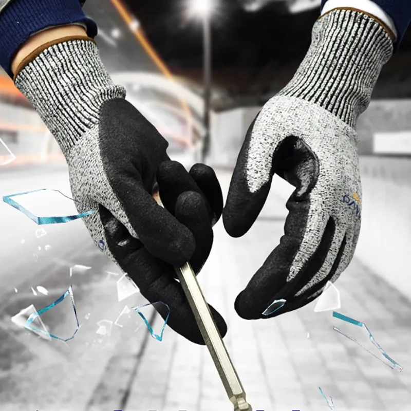 handling sharp mineral shards
