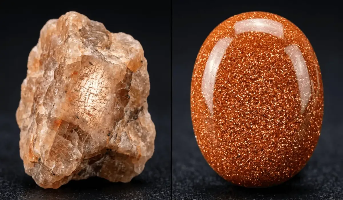Spot Fake Sunstone: Goldstone vs. Feldspar Guide