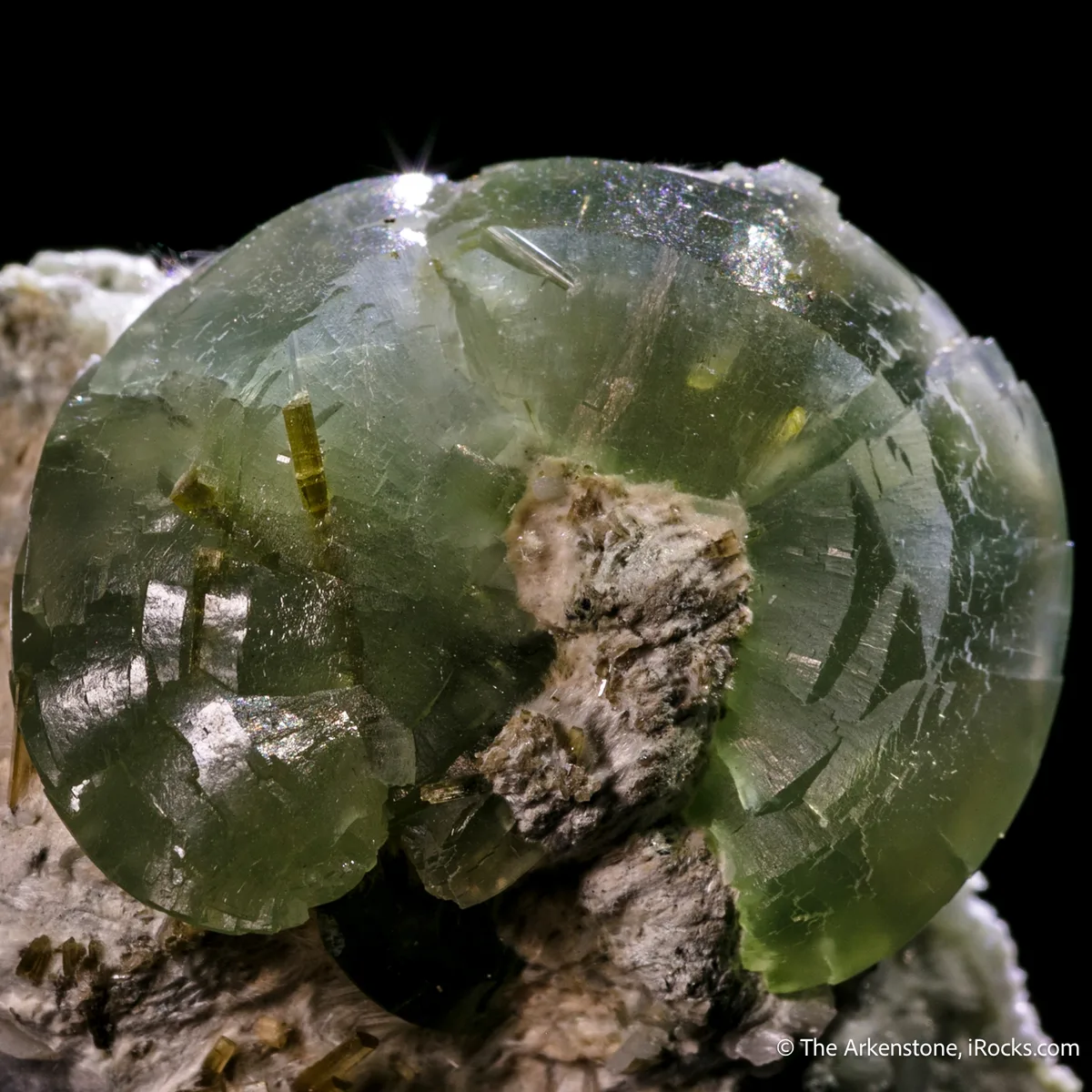how to test if prehnite is real epidote inclusions check