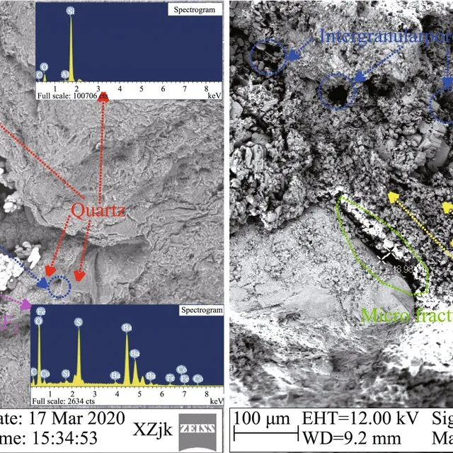 Micro-fractures in Gemstones