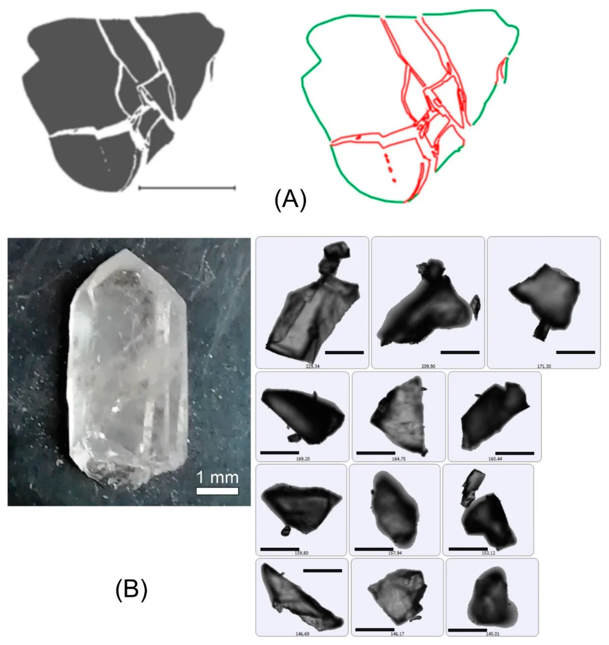 stress fractures in cooked citrine